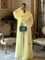 ⁦عباية دوار الشمس  – صناعة سعودية فاخرة⁩ - الصورة ⁦3⁩