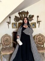 ⁦عباية ليوبارد بإطلالة فاخرة وجريئة⁩ - الصورة ⁦8⁩
