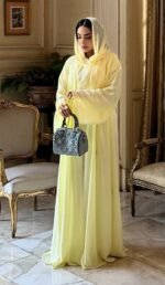 ⁦عباية دوار الشمس  – صناعة سعودية فاخرة⁩ - الصورة ⁦6⁩
