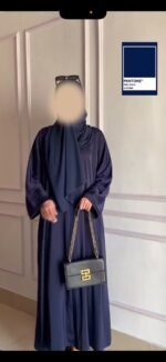 ⁦عباية كريب بيزك | عباية كريب سعودي فاخرة | صناعة سعودية كاملة | مستوردة من السعودية⁩ - الصورة ⁦11⁩