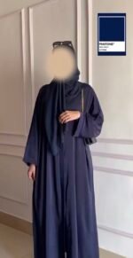 ⁦عباية كريب بيزك | عباية كريب سعودي فاخرة | صناعة سعودية كاملة | مستوردة من السعودية⁩ - الصورة ⁦12⁩