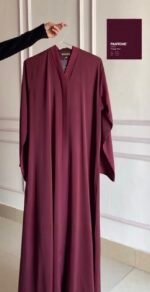 ⁦عباية كريب بيزك | عباية كريب سعودي فاخرة | صناعة سعودية كاملة | مستوردة من السعودية⁩ - الصورة ⁦3⁩