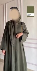 ⁦عباية كريب بيزك | عباية كريب سعودي فاخرة | صناعة سعودية كاملة | مستوردة من السعودية⁩ - الصورة ⁦21⁩