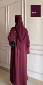 ⁦عباية كريب بيزك | عباية كريب سعودي فاخرة | صناعة سعودية كاملة | مستوردة من السعودية⁩ - الصورة ⁦6⁩